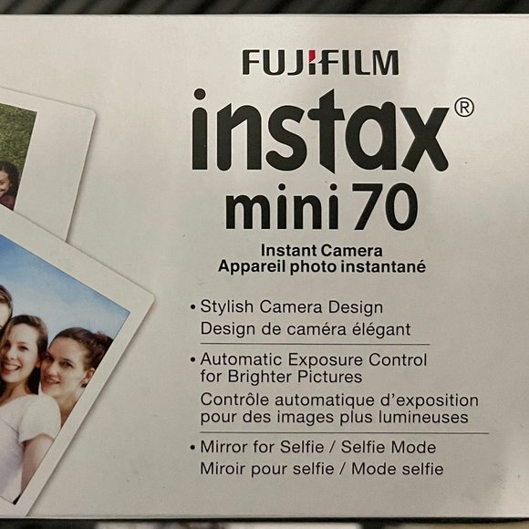 Fujifilm Instax Mini 70 Instant Film Camera - Neon Violet New In Box - Picture 7 of 10